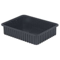 Polyethylene, Divider Box, Black, 22 3/8 in L, 5 in H