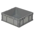 Solid & Stackable Straight Wall Storage Container, 15.7 gal, 24 in L x 22-1/2 in W x 8-3/4 in H