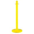 2.5" Diameter Plastic Stanchion - Yellow, 40 in Height, 6 pk