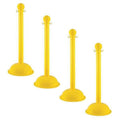 3" Diameter Stanchion - Yellow (4-pack)