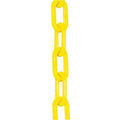 Plastic Chain, Yellow, 50 ft Length, Gloss