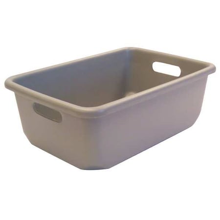 Storage Container, Fiberglass Reinforced Composite, Gray, 6-1/2 in H, 12-1/2 in W, 18 in L