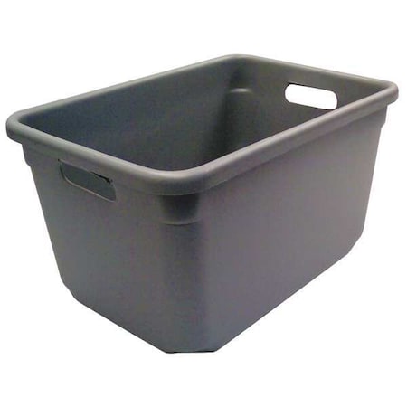 Storage Container, Fiberglass Reinforced Composite, Gray, 10 in H, 12-1/2 in W, 18 in L