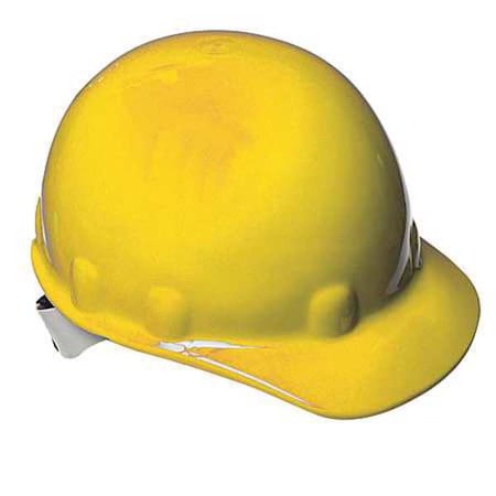 Hard Hat, Super Eight E2, Thermoplastic, 8 Point Swing Ratchet, Type 1, Class E, Yellow