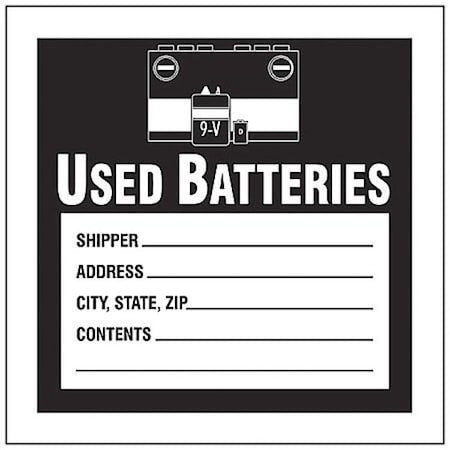 DOT Handling Label, Shipper_Address_City, State, Zip_Contents_, Polyester
