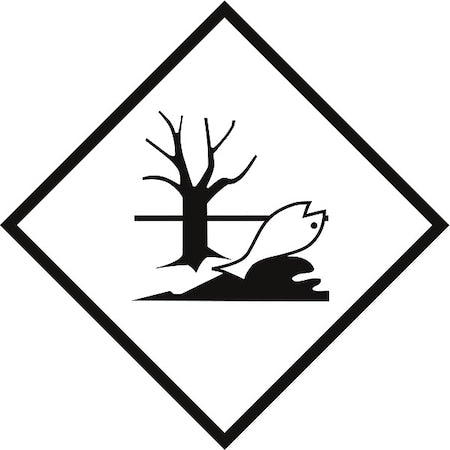 DOT Label, 4 In. H, 4 In. W, PK25