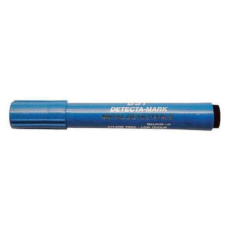 Metal Detectable Dry Erase Marker, Black Color Family, 10 PK