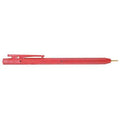 Metal Detectable Stick Pen, Red, PK50