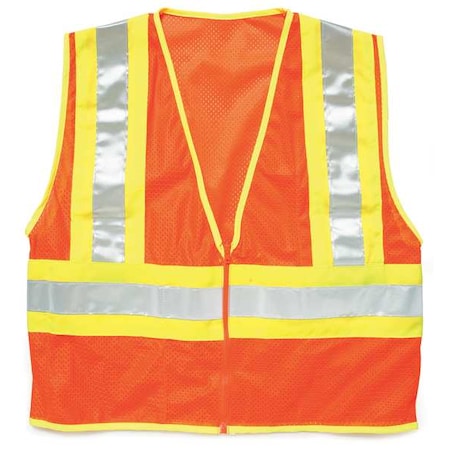 Large Class 2 High Visibility Vest, Orange