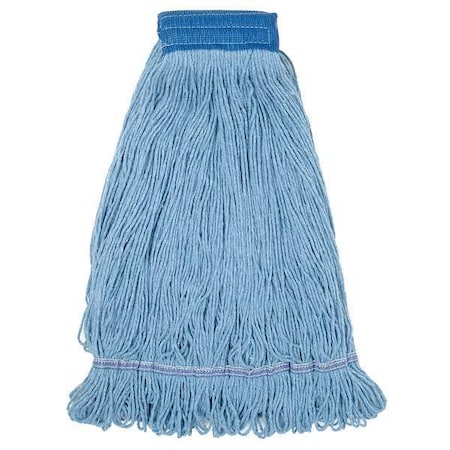 5 in String Wet Mop, 16 oz Dry Wt, Quick Change Connection, Looped-End, Yellow, PET