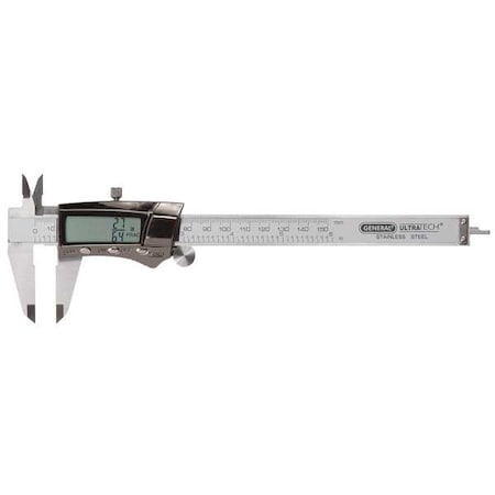 Fractional Digital Caliper, 0 to 8 In
