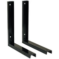 Mounting Bracket, 15 in. L, Steel, Black