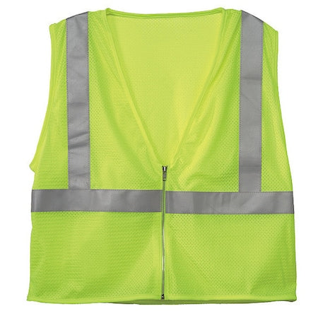 Large Class 2 High Visibility Vest, Lime