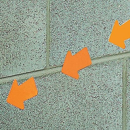 Floor Marking Tape, vinyl, No Legend, Orange, 3 in W., 0.216 in Thickness, 50 PK