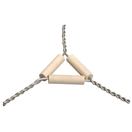 Clay Pipe Triangle, 2" Side Length