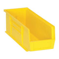 Hang & Stack Storage Bin, Polypropylene, Yellow, 5 in H, 5 1/2 in W, 14 3/4 in L