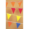 Pennants, Polyethylene, Multicolor, 100 ft.