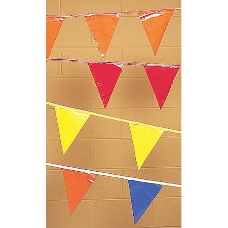 Pennants, Polyethylene, Multicolor, 100 ft.