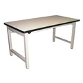Bolted Workbenches, Laminate, 60" W, 30" to 36" Height, 5000 lb., Straight