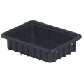Polypropylene, Divider Box, Black, 10 3/4 in L, 2 1/2 in H