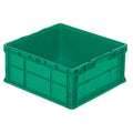 Solid & Stackable Straight Wall Storage Container, 19.7 gal, 24 in L x 22-1/2 in W x 10-3/4 in H