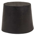 Stopper, 25mm, Black, PK18, Top Dia.: 32 mm