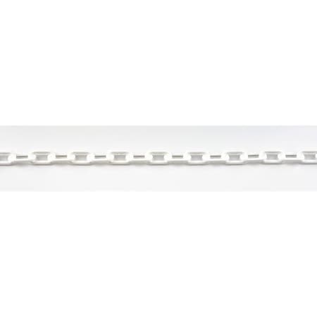 Plastic Chain, White, 300 ft Length, Gloss