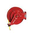 Retractable Cord Reel, 1/2 in Hose Diameter, 50 ft Length, 300 psi Max. Pressure, Steel, Red