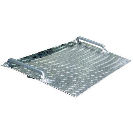 Mini Dockplate, Aluminum, 500 lb, 18 x 24In