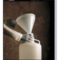 Funnel, 0.56 gal, Polypropylene, White