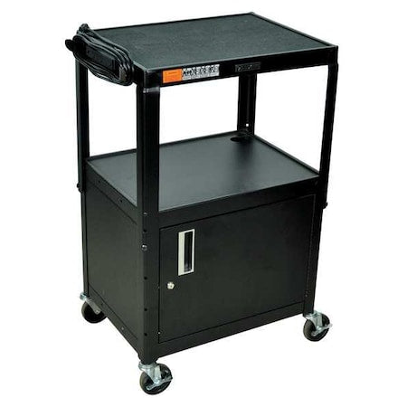 Audio-Visual Cart, 300 lb., 24 In. L