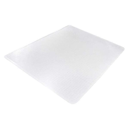 Chair Mat 46"x60", Rectangular Shape, Clear, for Carpet