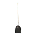 Scoop Shovel, Not Applicable Blade, Aluminum Blade, 43-1/2 in L Yellow Fiberglass Handle