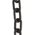 Plastic Chain, Black, 300 ft Length, Gloss