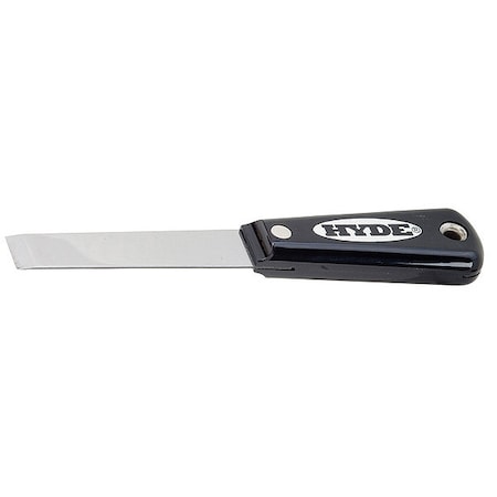 Putty Knife, Straight, Carbon Steel, 3/4"W