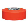Flagging Tape, No Legend, Fluorescent Orange, 1 3/16 in Wide x 150 ft Length, Vinyl, 5 mil