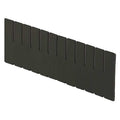 Plastic Divider, Black, 15 1/4 in L, 6 7/16 in H