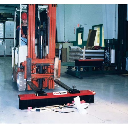 Forklift-Mnt Swper Broom, 60 In W, 8 In H