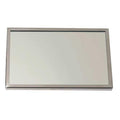 30 in ""H x 24 in ""W, Framed Mirror, Aluminum