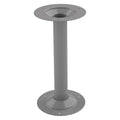 Bench Pedestal, Rnd, Gray, 16 1/4"x8 1/4"