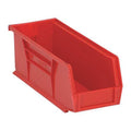 Red Hang and Stack Bin, 10-7/8"L x 4-1/8"W x 4"H, Outside Height: 4 in