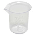 Beaker, Polypropylene, Low Form, 50 mL / 1.69 fl oz Capacity, Not Rated Not Applicable, 20 PK