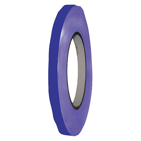 Bag Sealing Tape, PVC, Blue, 3/8In x 180 Yd