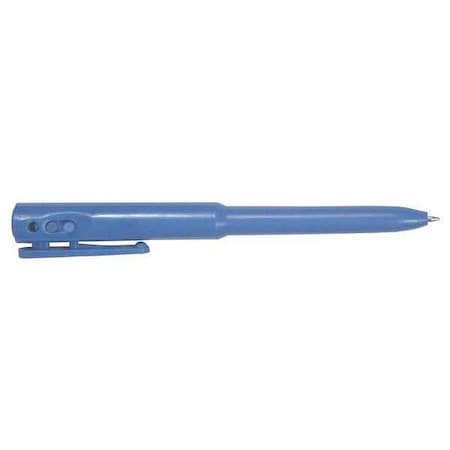 Metal Detectable Retractable Pen, Red, PK25