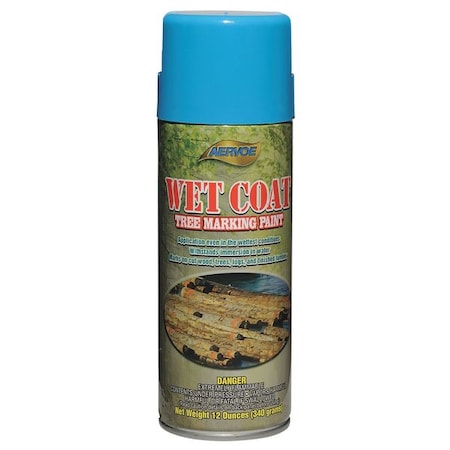 Tree Marking Paint, 12 oz., Blue, Solvent -Based