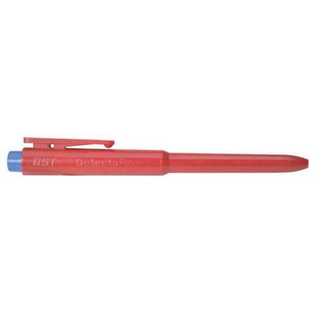 Metal Detectable Retractable Pen, Black, PK25