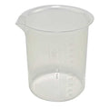 Beaker, Polypropylene, Low Form, 1 L / 33.81 fl oz Capacity, Not Rated Not Applicable, 4 PK