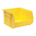 Hang & Stack Storage Bin, Polypropylene, Yellow, 11 in H, 16 1/2 in W, 18 in L