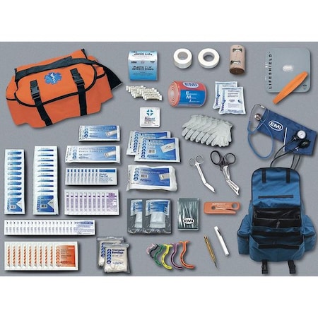 Response Kit, Nylon Bag, 153 Components, 8 People Served