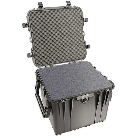Black Protective Case, 20-1/2"L x 20-1/2"W x 19"D